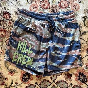 Kill Crew Camouflage Muy Thai Shorts
